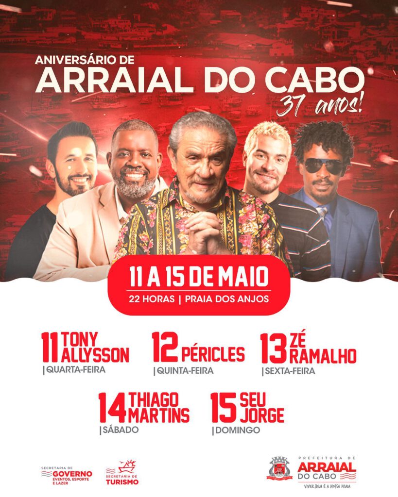 Agenda de Espetáculos Arraial Sacode Poeira 2019 - Arraial Sacode Poeira